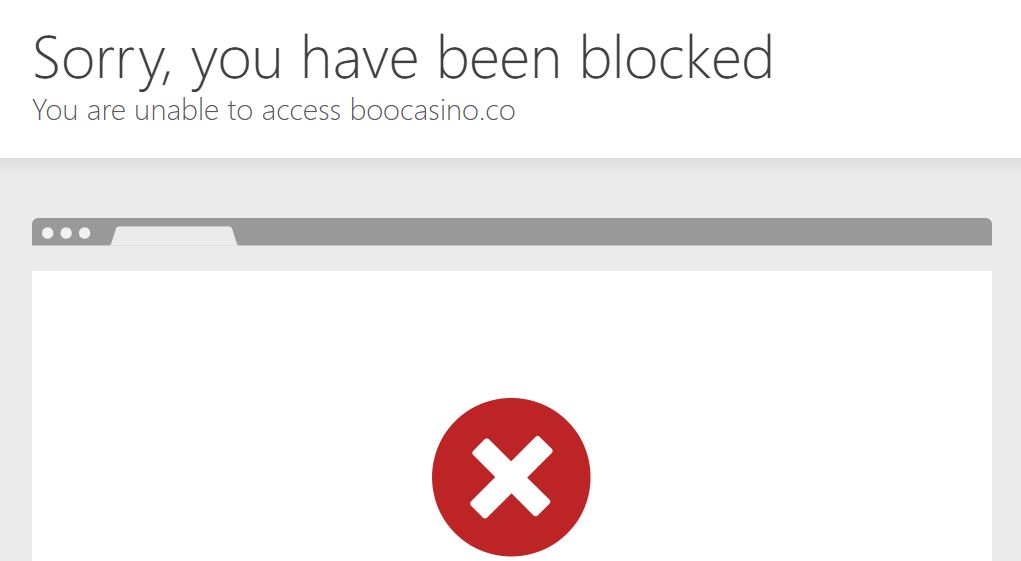 Check country restrictions before accessing the casino website from your region 