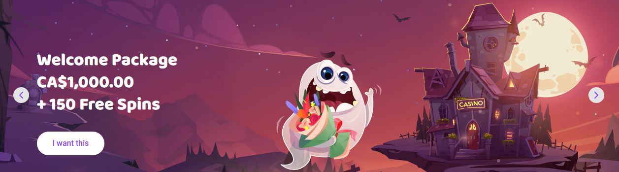 Join Boocasino and win a welcome package up to CA$1,000 plus 150 free spins